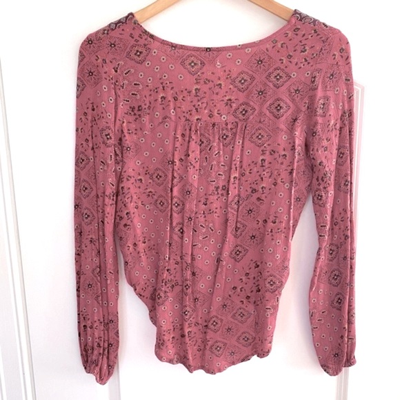 American Eagle Boho Peasant Top (XS) - Picture 4 of 6